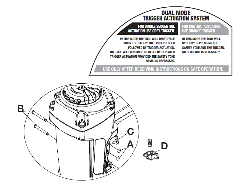 Paslode tG100CSN TetraGRIP Coil Siding Nailer fig 3