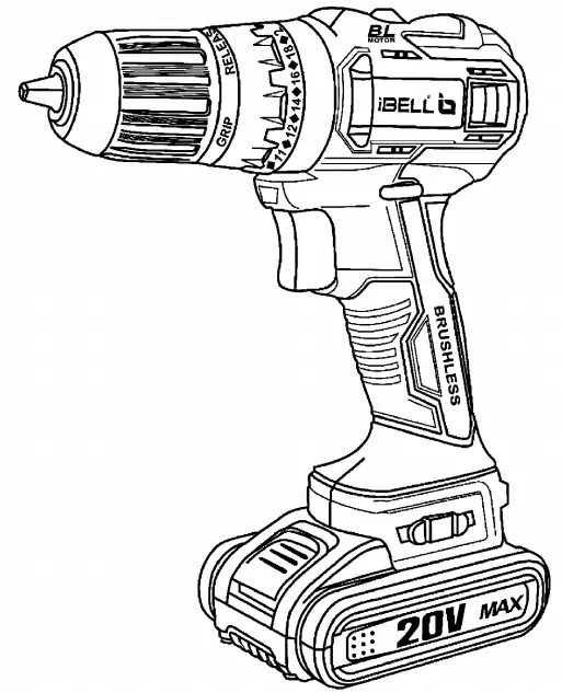 iBELL Brushless Cordless Impact-
