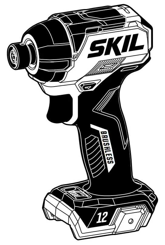 SKIL ID6744A 00 12V Brushless Impact Driver