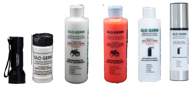 GLO GERM Airborne Bacteria Simulation - COVER