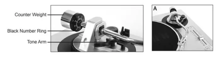 Victrola Pro Series USB Record Player with 2-Speed Turntable (12)