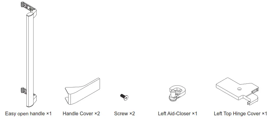 VOGUE 355388 359L Upright Fridge - Door Reversibility