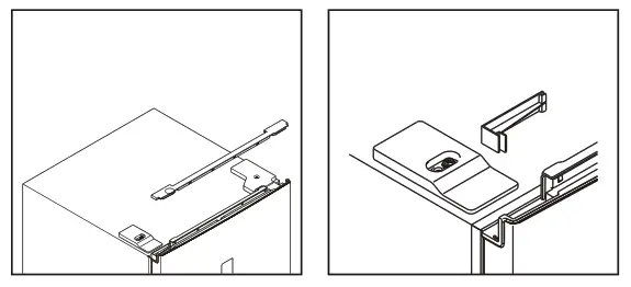 VOGUE 355388 359L Upright Fridge - fig