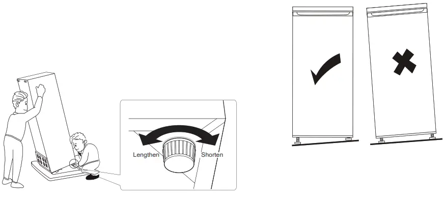 VOGUE 355388 359L Upright Fridge - fig17