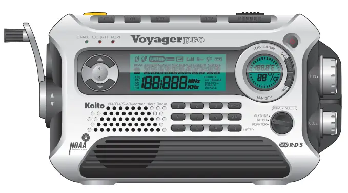 Kaito KA600 Voyager Pro Digital Solar Dynamo