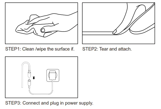 WBM SMART LP 06 LED Strip Light - 3 Steps