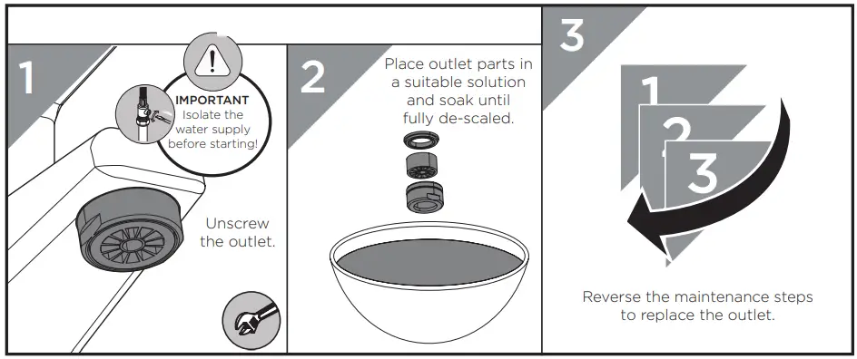 BRISTAN NVA-BAS-C Niva Basin Mixer with Clicker Waste Chrome - 4