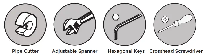 BRISTAN NVA-BAS-C Niva Basin Mixer with Clicker Waste Chrome - 8