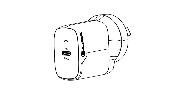 Alogic Wc1x20cc-anz 20w Rapid Power Usb-c Wall Charger User Guide