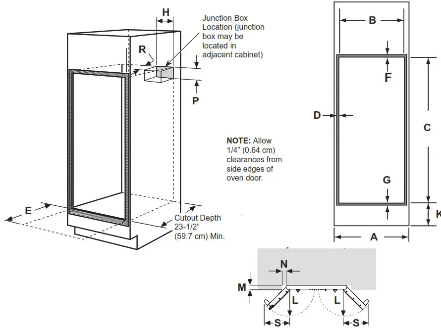 CAFE CTD90FP3ND1 30 Inch French Door Built in Double Wall Ovens - 2 A CUTOUT FOR DOUBLE OVENS