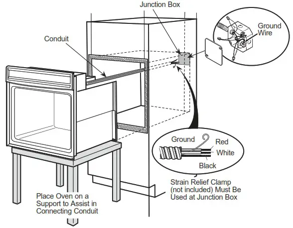 CAFE CTD90FP3ND1 30 Inch French Door Built in Double Wall Ovens - MAKE ELECTRICAL CONNECTIONS