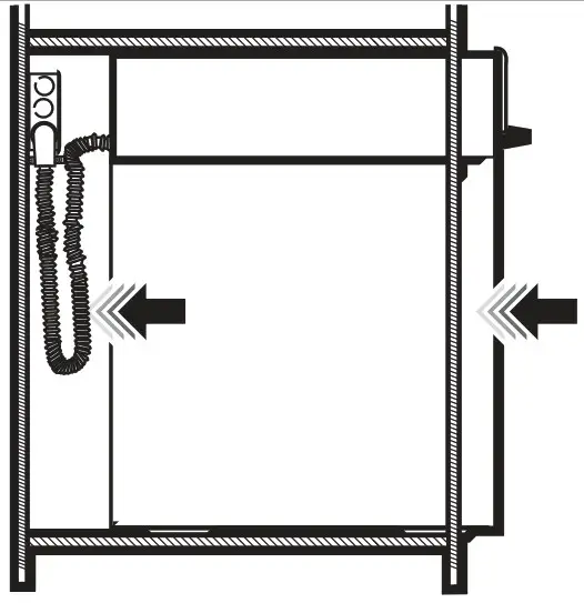 CAFE CTD90FP3ND1 30 Inch French Door Built in Double Wall Ovens - SLIDE OVEN INTO OPENING