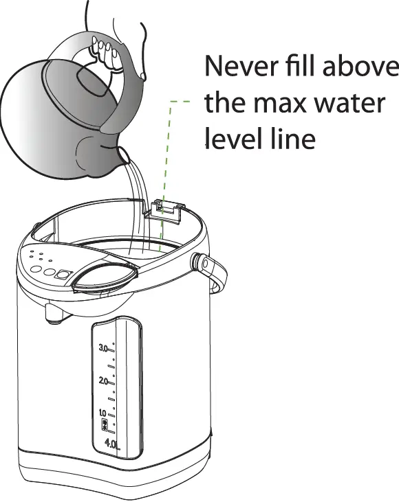 Capturenutrichef NCHUB13 Digital Hot Water Dispenser 03