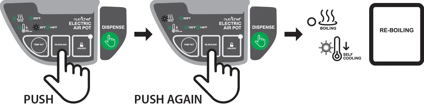 Capturenutrichef NCHUB13 Digital Hot Water Dispenser 10