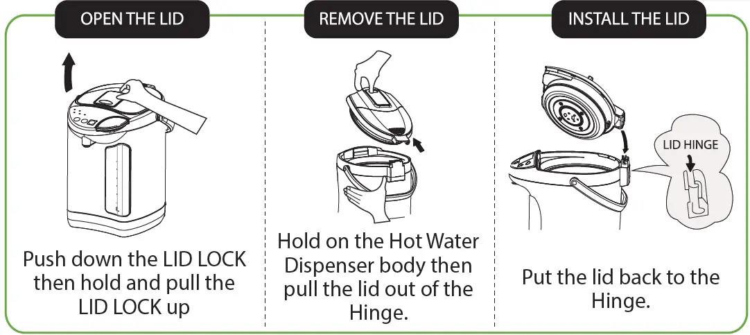 Capturenutrichef NCHUB13 Digital Hot Water Dispenser 11