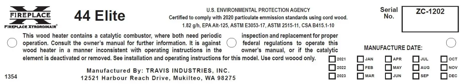 44 Elite Wood Fireplace - icon 4