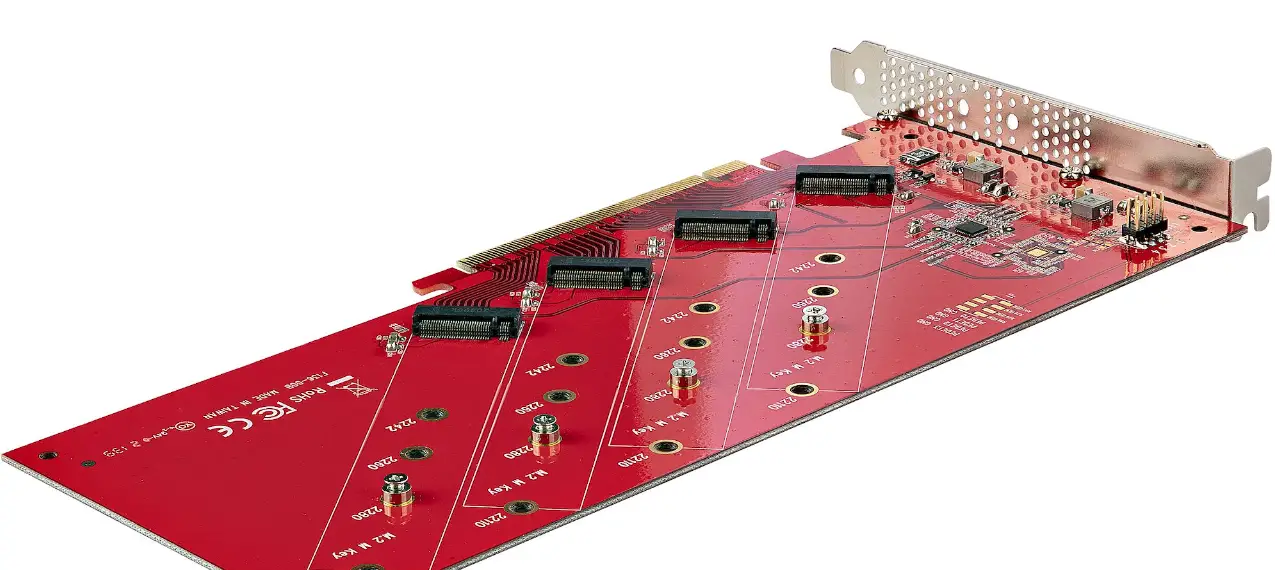 Startech Com Quad-m2-pcie-card-b Pci Express X16 To Quad M.2 Pcie Ssd Adapter With Bifurcation User Guide