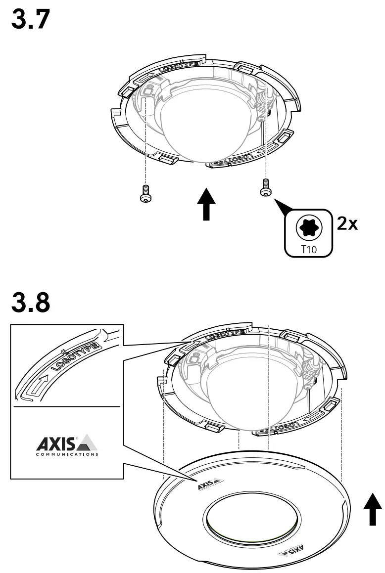 AXIS COMMUNICATIONS TM3207 Plenum Recessed Mount - Fig 14