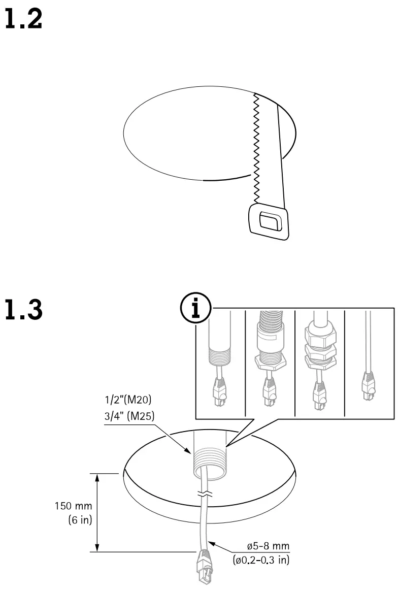 AXIS COMMUNICATIONS TM3207 Plenum Recessed Mount - Fig 3
