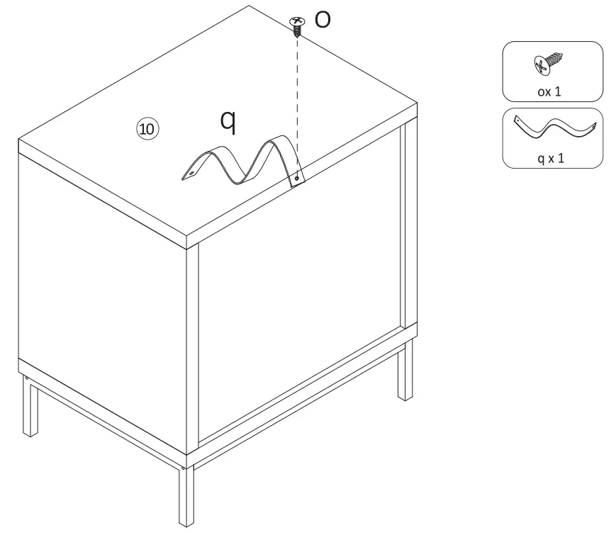 Anmytek H0052 Rattan End Side Table - fig 10