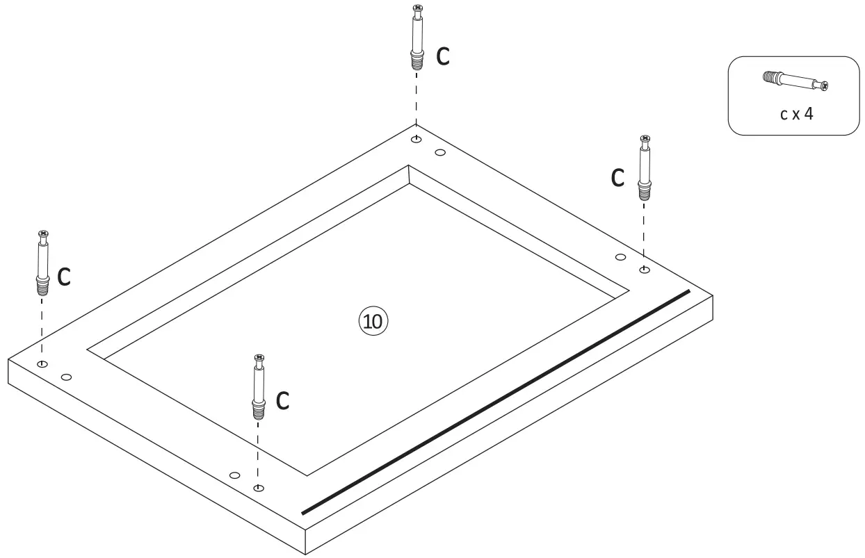 Anmytek H0052 Rattan End Side Table - fig 5