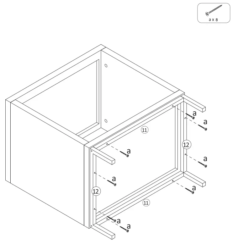 Anmytek H0052 Rattan End Side Table - fig 9