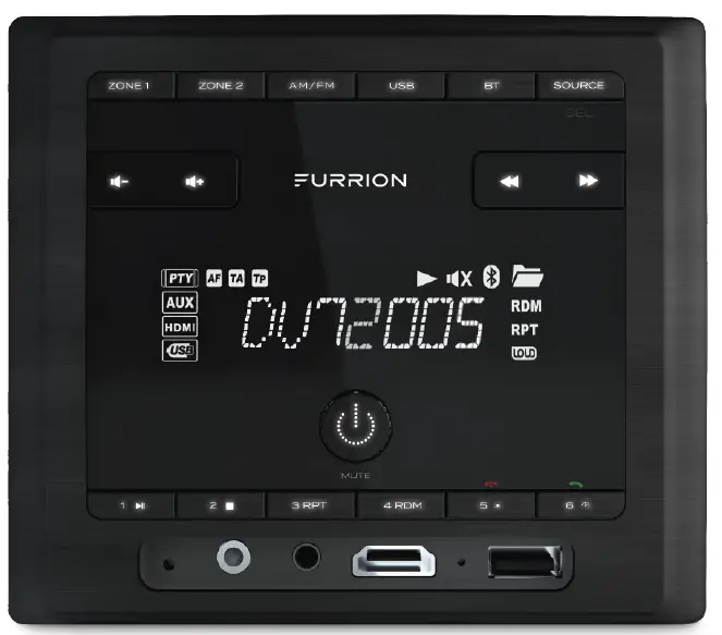 FURRION DV7200S 2-Zone Mono Entertainment System