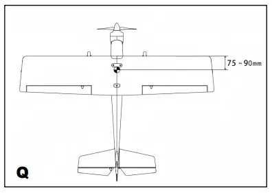 HobbyKing H-King Frenzy EPO Aerobatic Sports Plane LED Lights 12