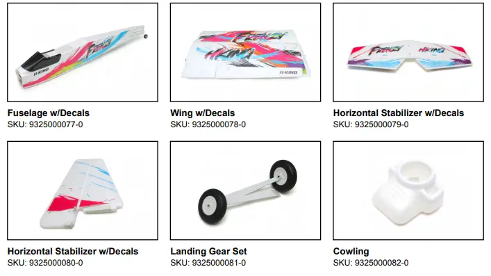 HobbyKing H-King Frenzy EPO Aerobatic Sports Plane LED Lights 14