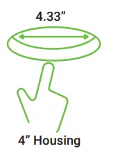 SUNCO LIGHTING 4 Inch Slim Downlight-fig1