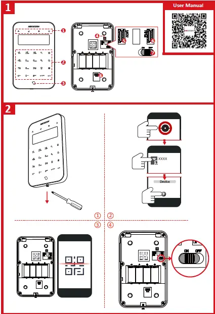HIKVISION-DS-PK1-LT-WE-Wireless-LCD-Keypad-User-01