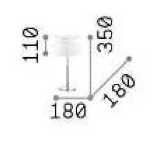 ideal lux-HILTON-TL1-Table-Lamp-FIG-1