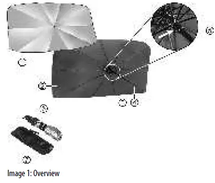 APA 32302 Car Sun Umbrella-2