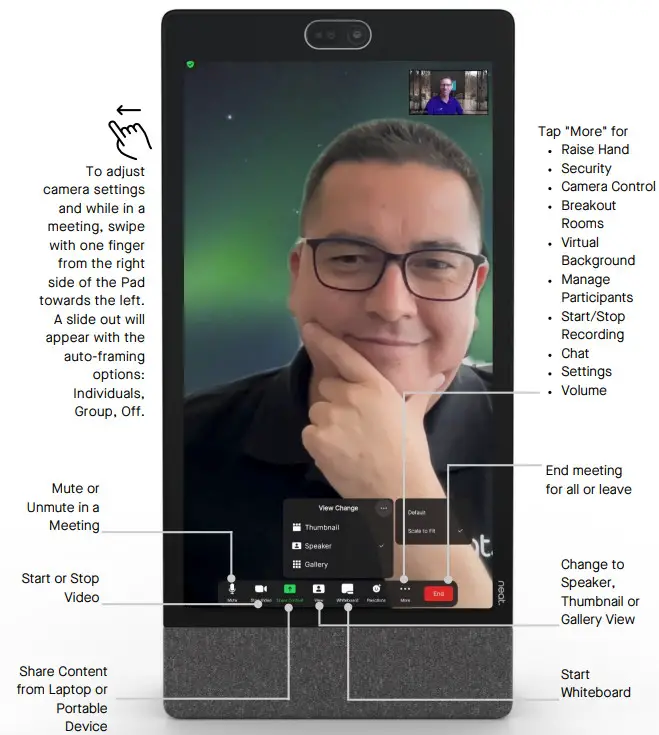 neat Frame for Zoom - In-Meeting