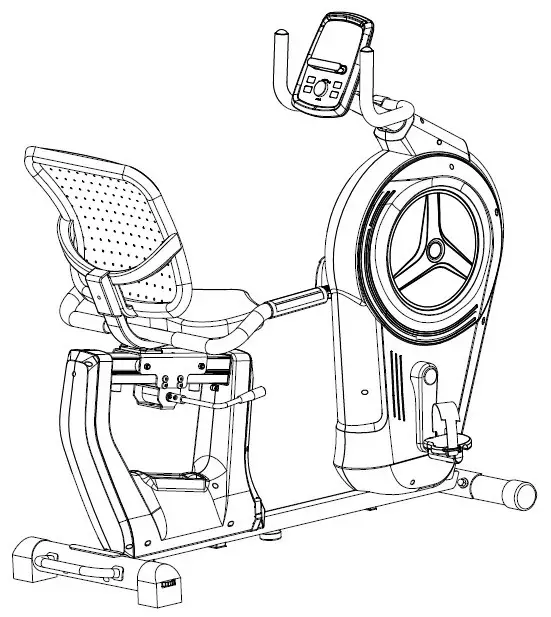 JLL RE600 Pro Recumbent Bike-