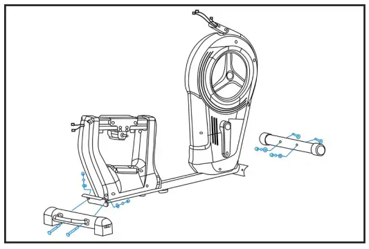 JLL RE600 Pro Recumbent Bike- STEP 1