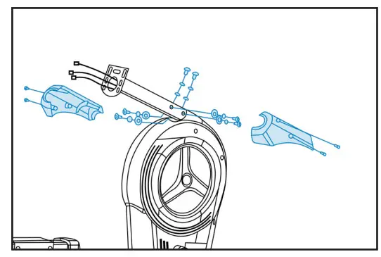JLL RE600 Pro Recumbent Bike- STEP 3