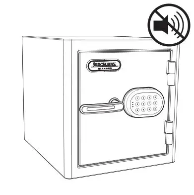 Sanctuary SA-DIA1 Security Safe - SILENT ENTRY MODE
