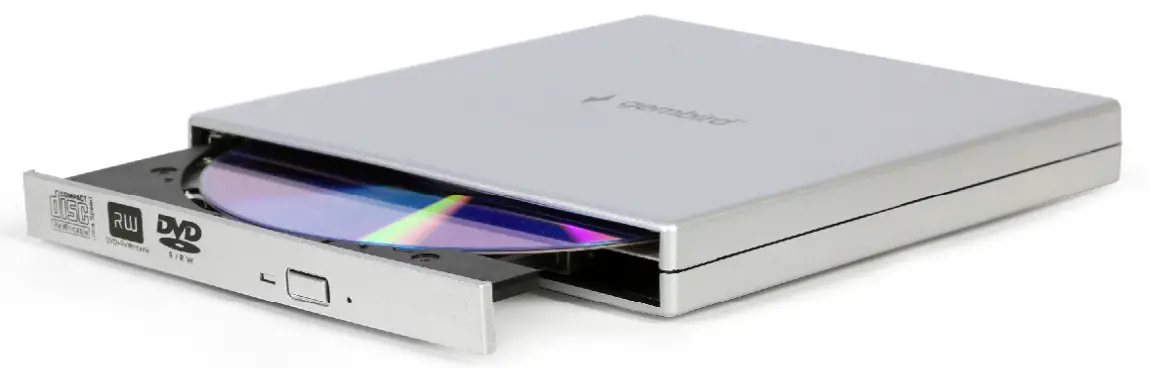 gembird DVD-USB-02 External USB DVD Drive Silver