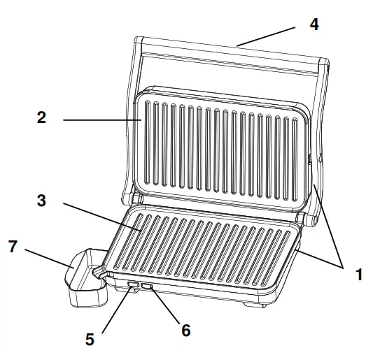 PREMIUM LEVELLA PPN21 2 Slice Panini Maker - fig1