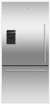 FISHER PAYKEL RF522WDLUX5 Freestanding Refrigerator Freezer, 79cm, 491L, Ice and Water
