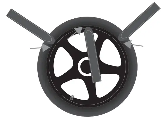 T nB Umintube 8.5 Inch Inner Tube for e-Scooter - Fig 1