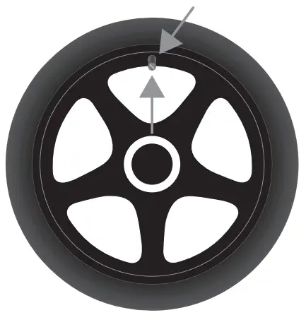 T nB Umintube 8.5 Inch Inner Tube for e-Scooter - Fig