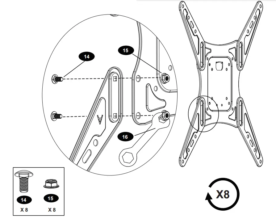 AVARRO NX FMM3763 Medium Full Motion Mount-fig10