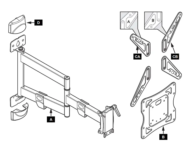 AVARRO NX FMM3763 Medium Full Motion Mount-fig5