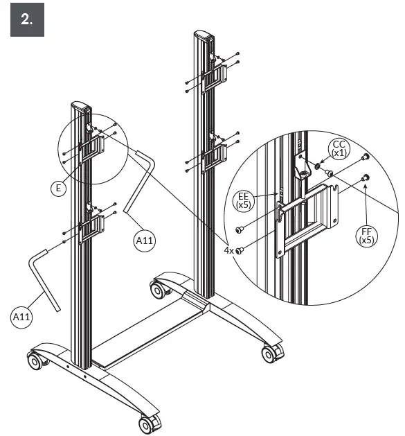 edbak-VWTA2247-L-Trolley-Video-Wall-FIG-7