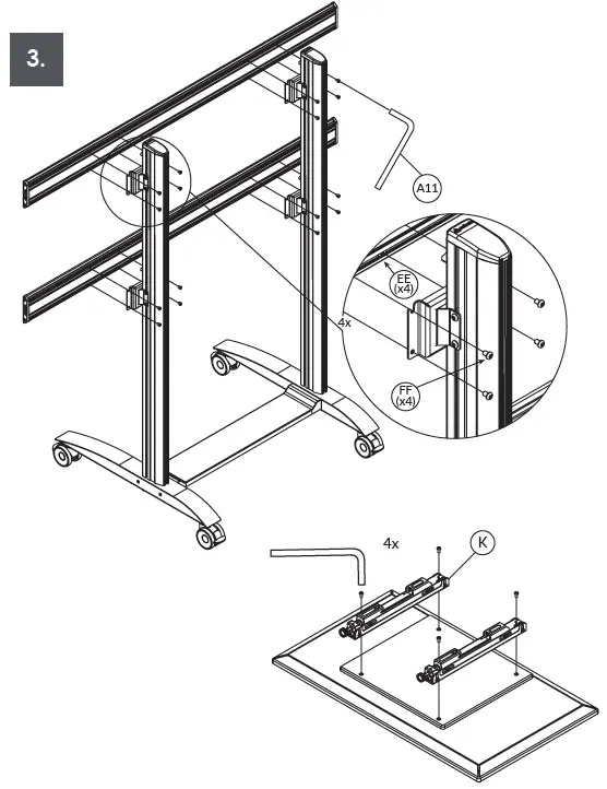 edbak-VWTA2247-L-Trolley-Video-Wall-FIG-8