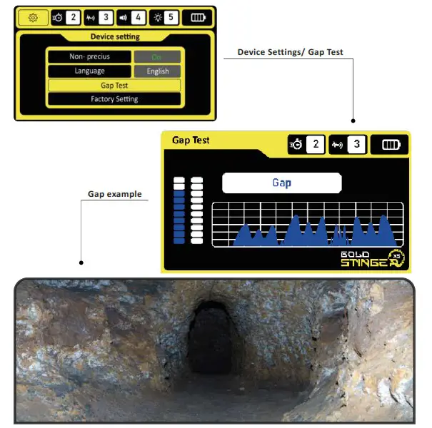 STINGER DETECTORS Gold Stinger X5 Reliable Metal Detector - Gap Test