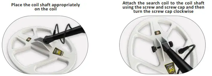 STINGER DETECTORS Gold Stinger X5 Reliable Metal Detector - Search Coil Installation