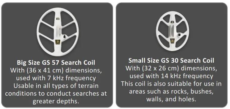 STINGER DETECTORS Gold Stinger X5 Reliable Metal Detector - Search Coils